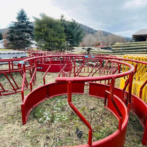 Hay feeder ring