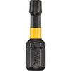 DeWalt FlexTorq 1 In. T20 TORX Security Insert Impact Screwdriver Bit (2-Pack)