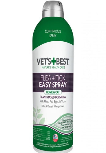 Vet's Best Flea and Tick Cat Easy Spray – Cotton Spice Scent