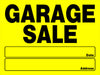 12  X 16  YLLW/BLCK GARAGE SALE SG