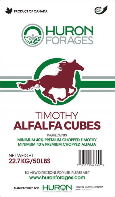 Huron Timothy Alfalfa Cubes