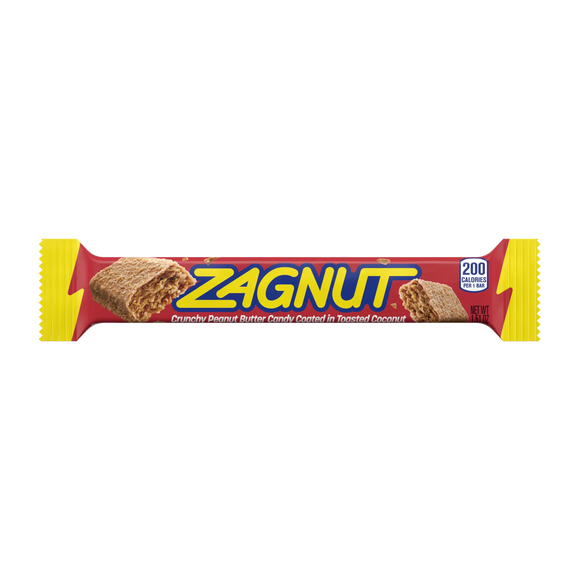 Hersheyland ZAGNUT Peanut Butter and Coconut Candy Bar