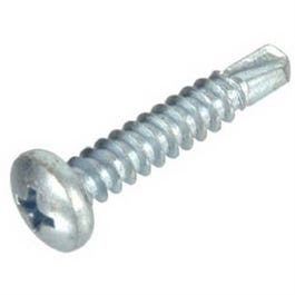Self-Drilling Screws, Pan Head Phillips, #8-18 x 1-In., 100-Pk.