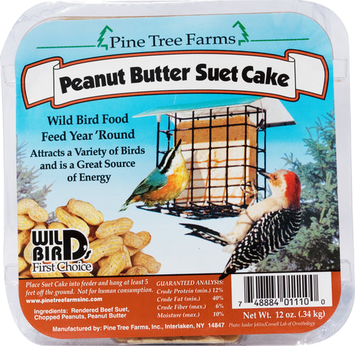 Pine Tree Farms Peanut Butter Suet Cake