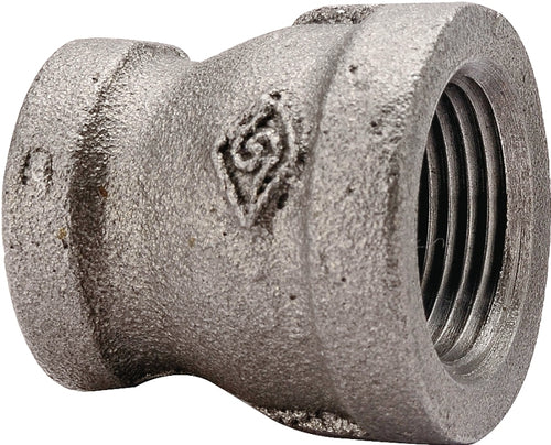 Worldwide Sourcing Black Malleable Reducing Coupling