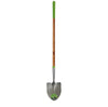 Ames Long Wood Handle Round Point Shovel